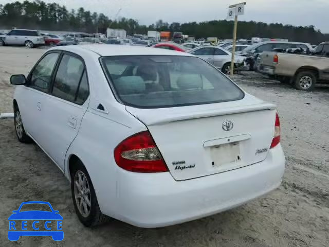 2001 TOYOTA PRIUS JT2BK12U310007544 зображення 2