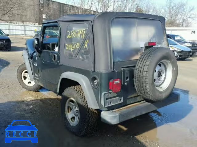 2004 JEEP WRANGLER X 1J4FA39S04P730463 image 2