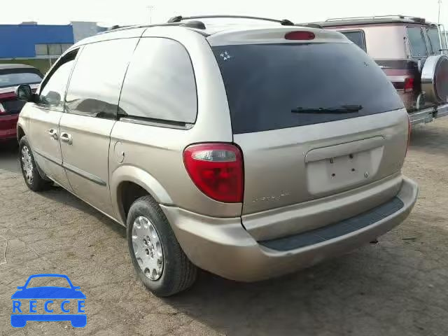 2002 CHRYSLER VOYAGER LX 1C8GJ45322B734263 image 2