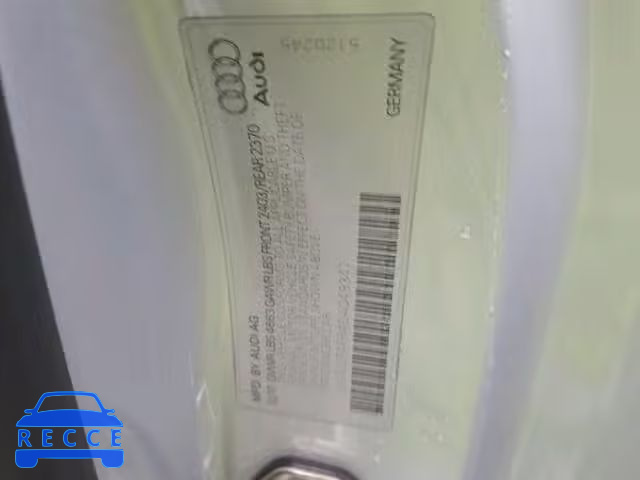 2011 AUDI A5 QUATTRO WAULFAFR4BA049347 image 9