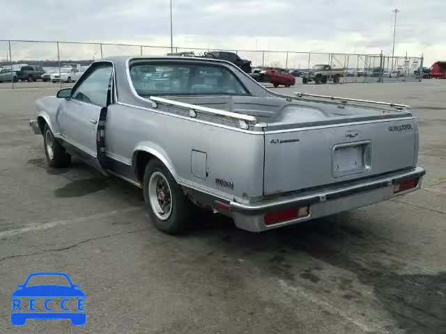 1987 CHEVROLET EL CAMINO 3GCCW80Z2HS902825 image 2