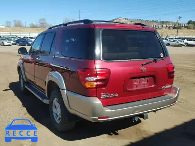 2001 TOYOTA SEQUOIA SR 5TDBT44A21S032392 image 2