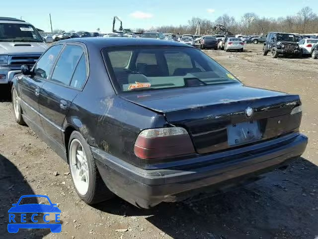 1999 BMW 740I AUTOMATIC WBAGG833XXDN73938 зображення 2