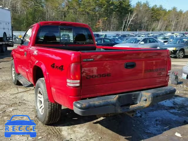 2003 DODGE DAKOTA SXT 1D7GG16X53S308865 Bild 2