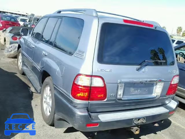 2003 LEXUS LX 470 JTJHT00W633533890 image 2