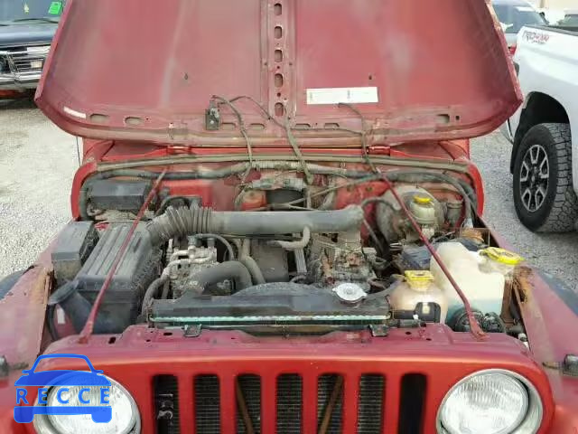 1998 JEEP WRANGLER S 1J4FY19SXWP754322 image 6