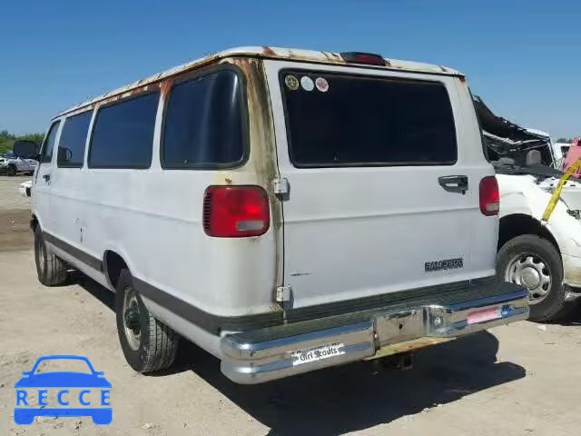 2001 DODGE RAM WAGON 2B5WB35Z31K527780 image 2