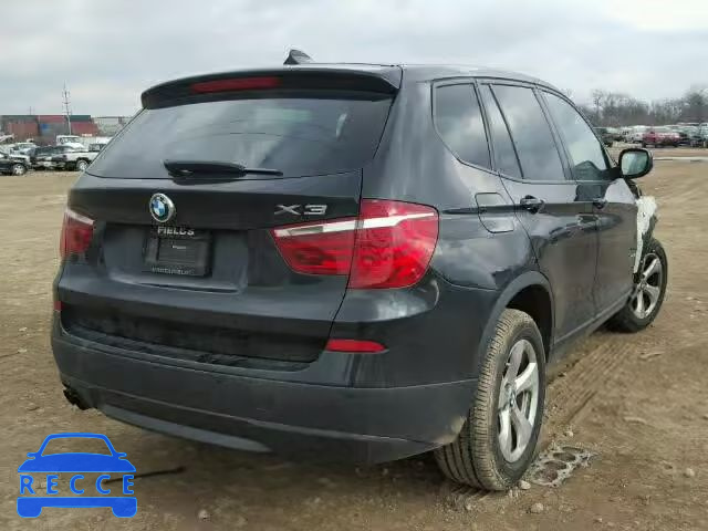 2012 BMW X3 XDRIVE2 5UXWX5C53CL720906 зображення 3