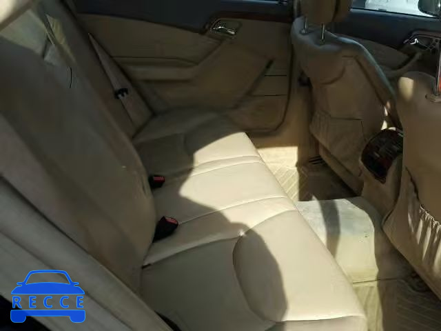 2002 MERCEDES-BENZ S430 WDBNG70J72A260796 зображення 5