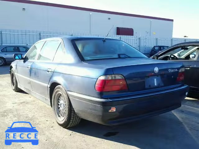 1997 BMW 740IL WBAGJ8328VDM02501 image 2