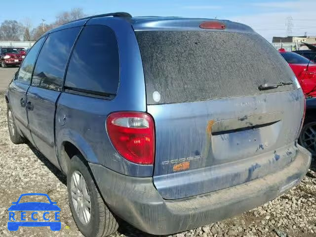 2007 DODGE CARAVAN SE 1D4GP25R27B244652 зображення 2