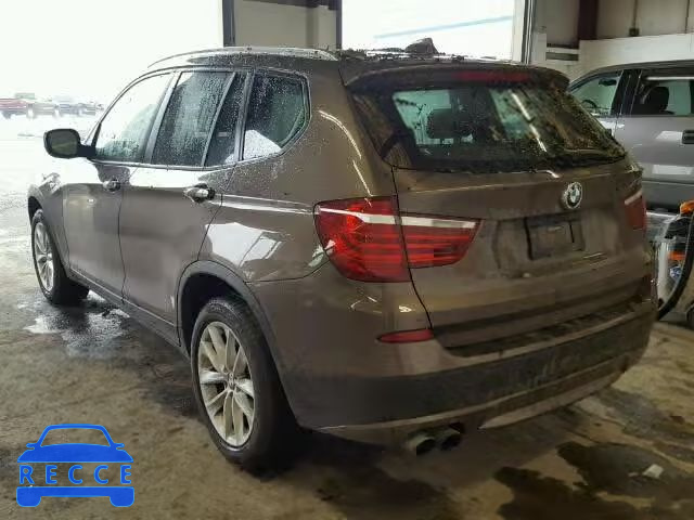 2013 BMW X3 XDRIVE2 5UXWX9C56D0A18656 Bild 2