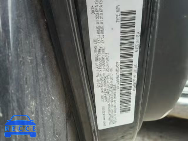 2009 SUBARU OUTBACK 2. 4S4BP66C797338276 image 9