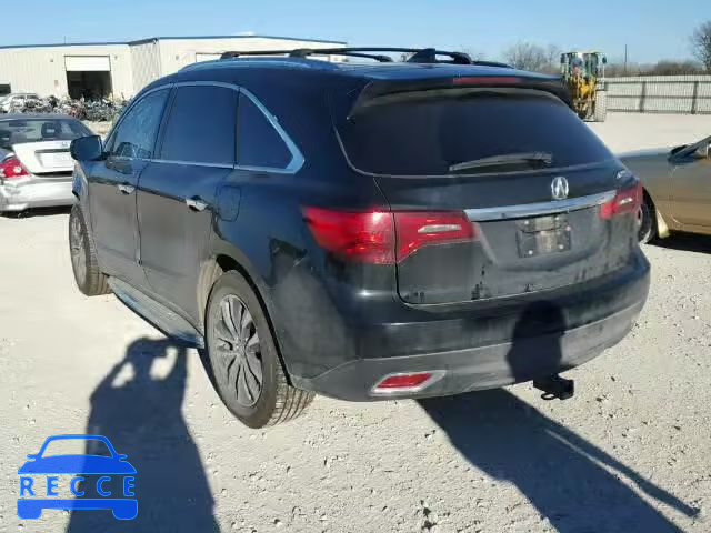 2014 ACURA MDX TECH 5FRYD3H44EB009517 image 2