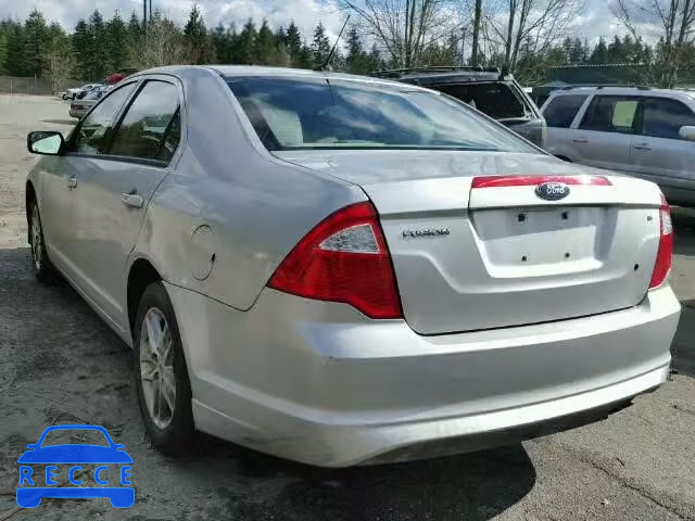 2012 FORD FUSION S 3FAHP0GAXCR144856 image 2