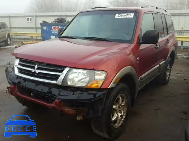 2002 MITSUBISHI MONTERO XL JA4MW31R82J005873 image 1