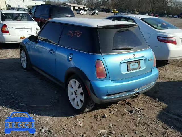 2004 MINI COOPER S WMWRE334X4TD88075 image 2