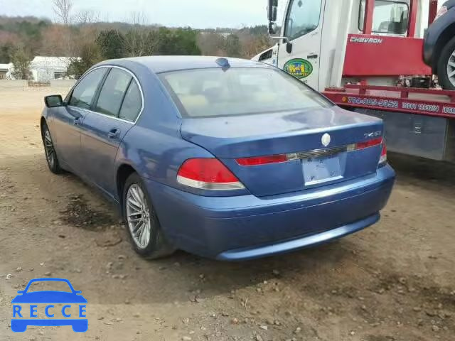 2005 BMW 745I WBAGL63525DP74280 image 2