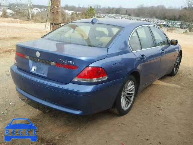 2005 BMW 745I WBAGL63525DP74280 Bild 3