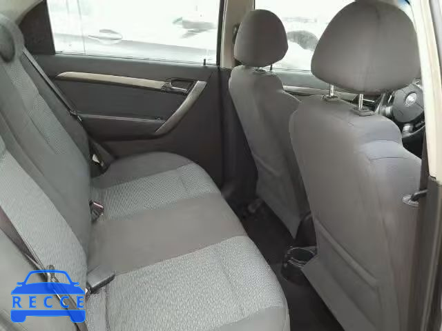 2007 CHEVROLET AVEO LT KL1TG56607B090225 зображення 5