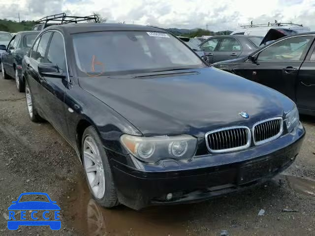 2004 BMW 745I WBAGL63424DP72342 зображення 0