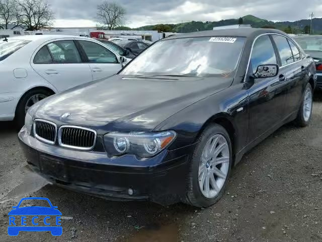 2004 BMW 745I WBAGL63424DP72342 image 1