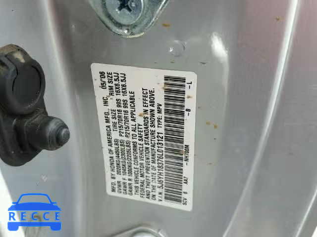 2006 HONDA ELEMENT LX 5J6YH18376L013121 image 9