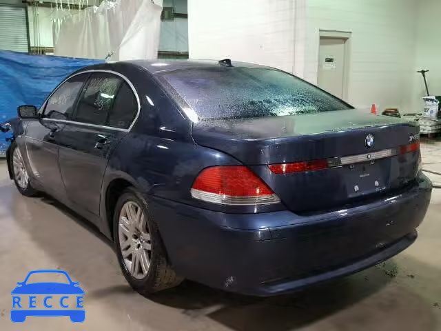 2002 BMW 745I WBAGL63432DP55482 Bild 2