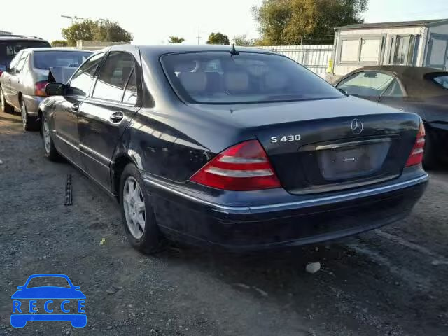 2002 MERCEDES-BENZ S430 WDBNG70J42A307704 зображення 2