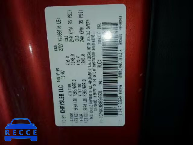 2008 DODGE DAKOTA SLT 1D7HW42N88S545631 image 9