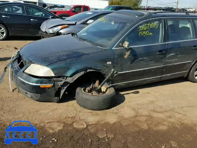 2002 VOLKSWAGEN PASSAT GLX WVWYH63B02E262666 Bild 8