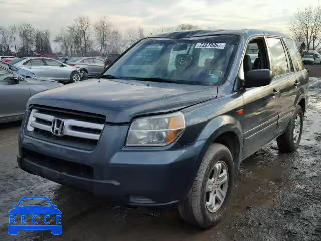 2006 HONDA PILOT LX 2HKYF18186H562325 зображення 1