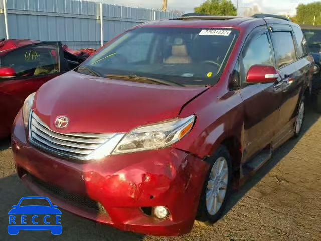 2015 TOYOTA SIENNA XLE 5TDYK3DC7FS642109 image 1