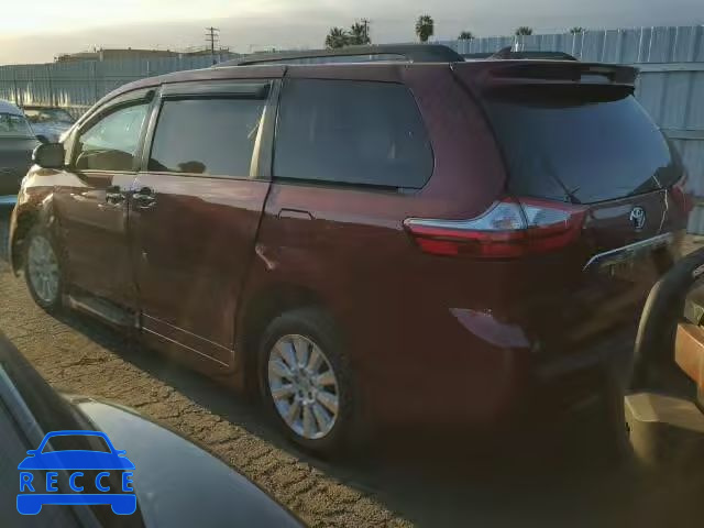 2015 TOYOTA SIENNA XLE 5TDYK3DC7FS642109 image 2