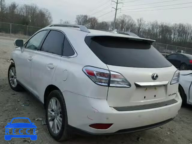 2012 LEXUS RX 450H JTJBC1BA4C2435153 image 2