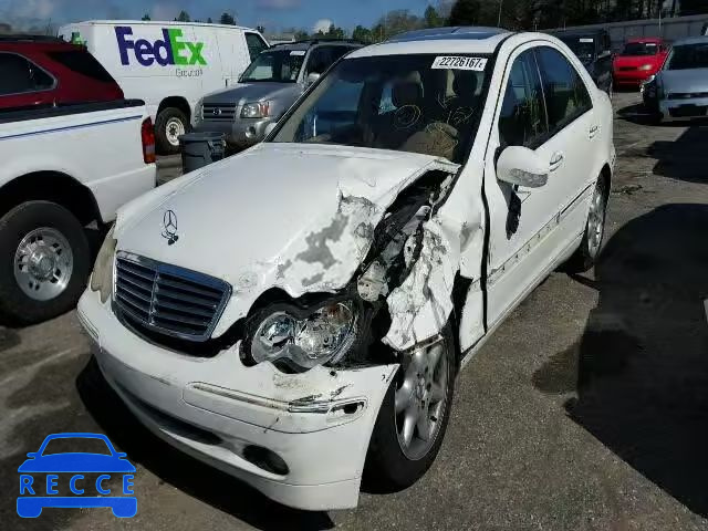 2004 MERCEDES-BENZ C240 WDBRF61J54E015004 image 1