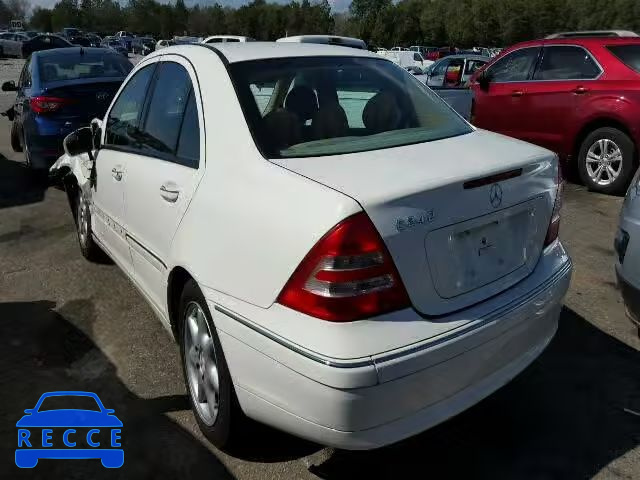 2004 MERCEDES-BENZ C240 WDBRF61J54E015004 image 2