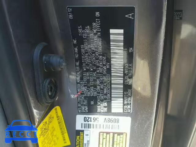 2013 TOYOTA SIENNA SPORT 5TDXK3DC5DS283223 image 9