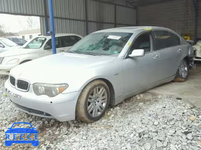 2002 BMW 745I WBAGL63482DP60967 image 1