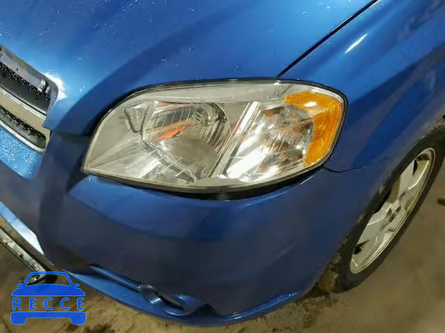 2007 CHEVROLET AVEO LT KL1TG55657B073275 image 8