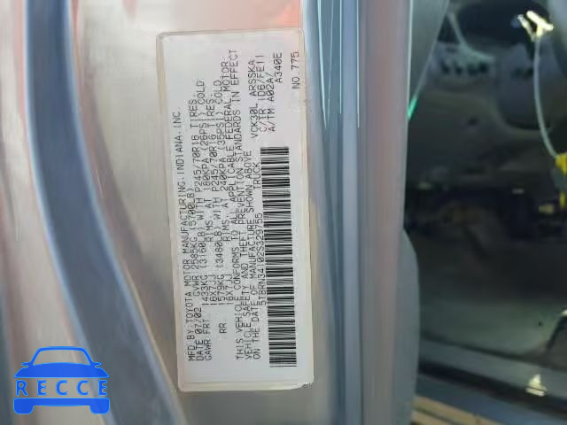 2002 TOYOTA TUNDRA ACC 5TBRN34102S329755 image 9