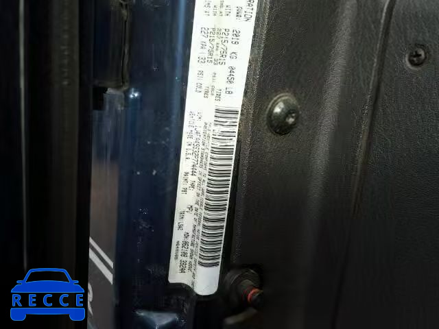 2002 JEEP WRANGLER S 1J4FA49S32P774444 Bild 9