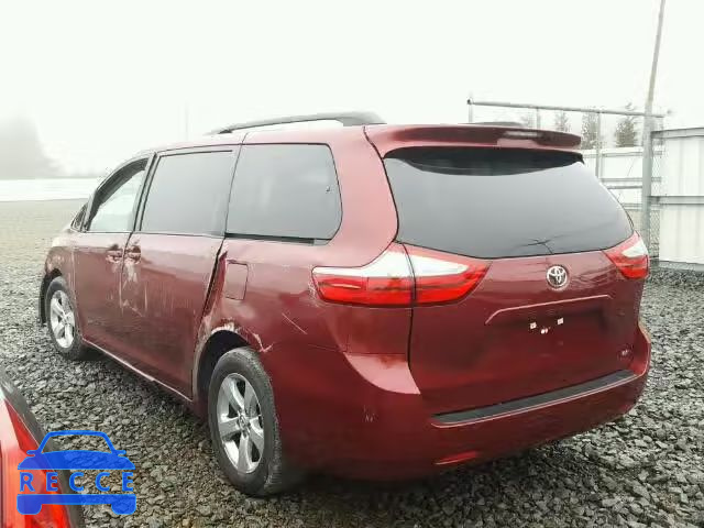 2015 TOYOTA SIENNA LE 5TDKK3DC0FS532136 image 2