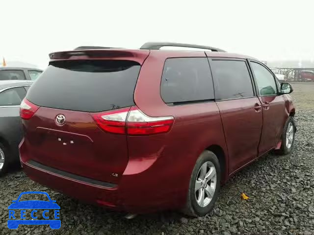 2015 TOYOTA SIENNA LE 5TDKK3DC0FS532136 image 3