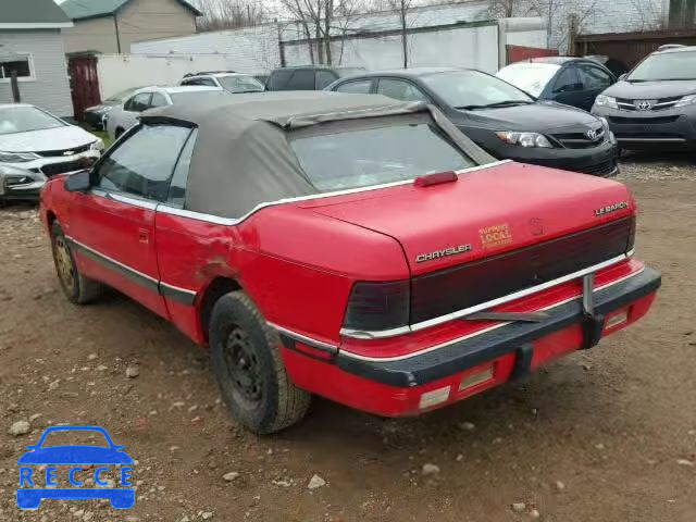 1990 CHRYSLER LEBARON 1C3XJ4530LG430424 image 2