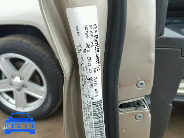 2010 JEEP COMPASS SP 1J4NT4FA8AD504630 image 9