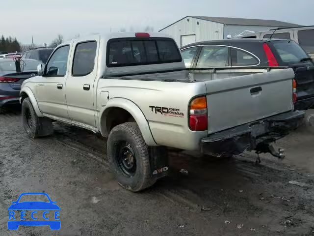 2001 TOYOTA TACOMA DOU 5TEHN72N51Z744037 image 2
