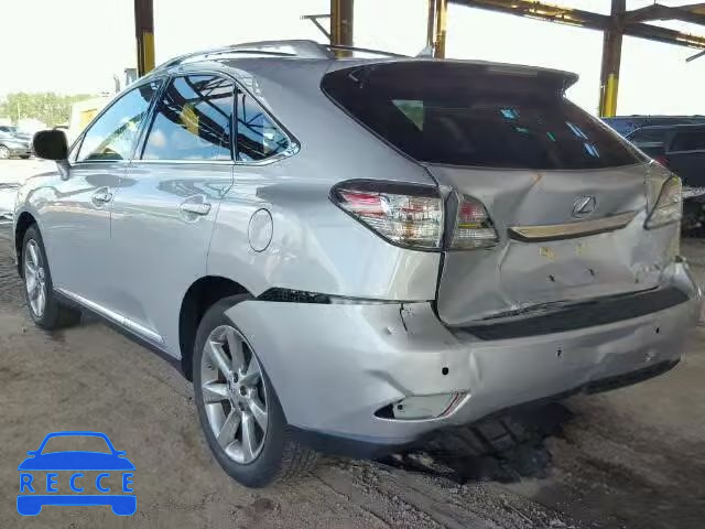 2012 LEXUS RX 350 2T2BK1BA1CC121303 зображення 2