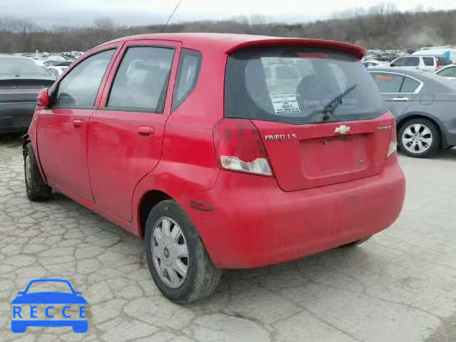 2004 CHEVROLET AVEO LS KL1TJ62654B134163 Bild 2