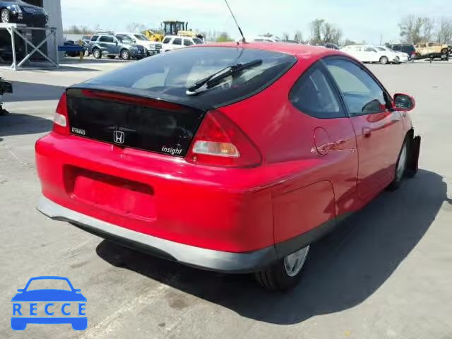 2001 HONDA INSIGHT JHMZE14771T002512 image 3